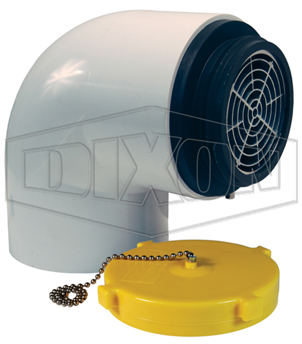 Dry Hydrant 90° Male Adapter